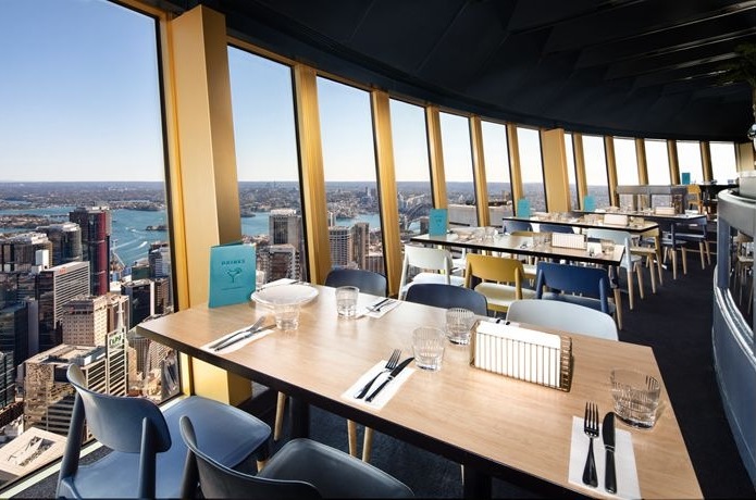 【18:30黄金时段有位】悉尼塔旋转餐厅自助晚餐(可定靠窗座位+俯瞰悉尼美景)